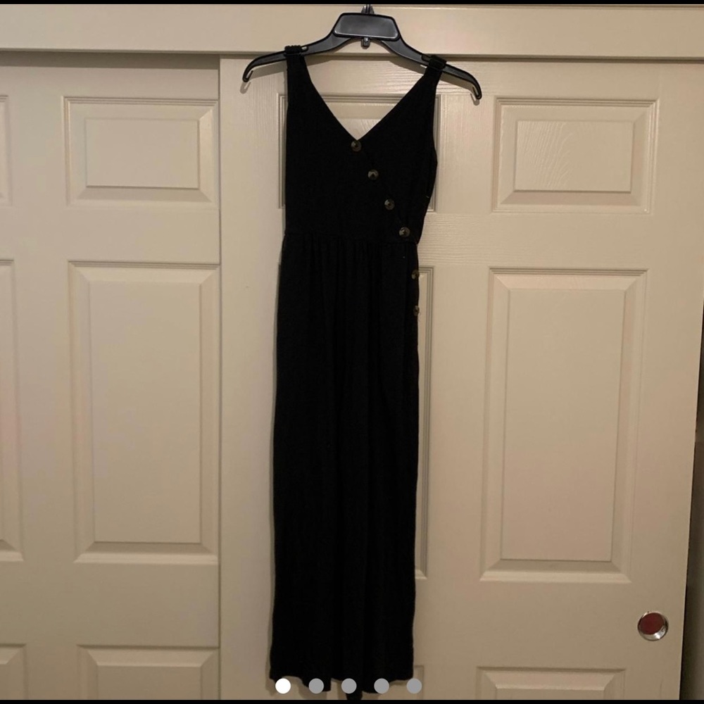 Super comfortable black cotton jumpsuit from American Eagle